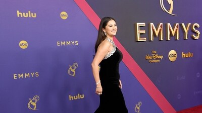 Selena Gomez attends the 76th Primetime Emmy Awards in Los Angeles. (REUTERS)
