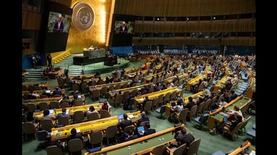 António Guterres, United Nations Secretary-General, speaks during the 79th session of the United Nations General Assembly, Tuesday, Sept. 10, 2024. (AP Photo/Yuki Iwamura) (AP) António Guterres, United Nations Secretary-General, speaks during the 79th session of the United Nations General Assembly, Tuesday, Sept. 10, 2024. (AP Photo/Yuki Iwamura) (AP)