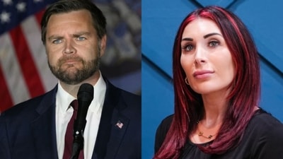 JD Vance reacts to Laura Loomer’s racial attack on Harris's Indian heritage JD Vance reacts to Laura Loomer’s racial attack on Harris's Indian heritage