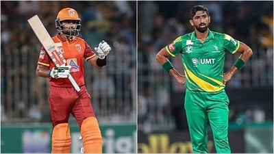 Babar Azam showed no mercy on Shahnawaz Dahani. (PCB) Babar Azam showed no mercy on Shahnawaz Dahani. (PCB)