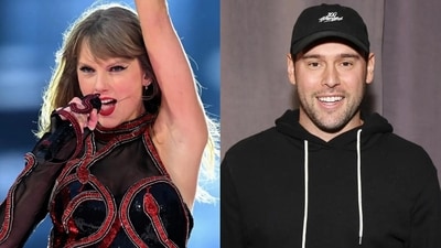 After Taylor Swift endorsed Kamala Harris, Scooter Braun, 43, implied that he would too support her in the White House race. (Getty Images) After Taylor Swift endorsed Kamala Harris, Scooter Braun, 43, implied that he would too support her in the White House race. (Getty Images)