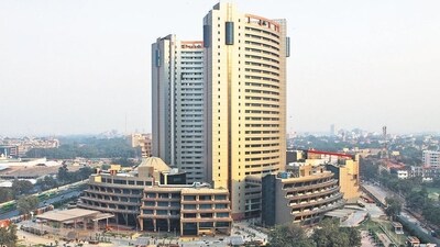 The Civic Centre, where key MCD processes are held. (HT Archive) The Civic Centre, where key MCD processes are held. (HT Archive)