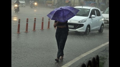 The IMD has predicted heavy rains in Sonbhadra, Varanasi, Mirzapur, Pratapgarh, and adjoining areas. (Sourced) The IMD has predicted heavy rains in Sonbhadra, Varanasi, Mirzapur, Pratapgarh, and adjoining areas. (Sourced)