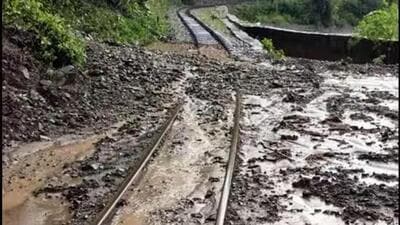 The incident occurred when the train was passing through a hill between Churuk and Agor railway stations (Representational image)