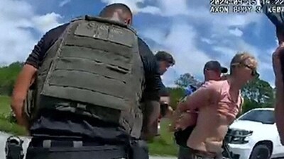 Ryan Routh arrest: Chilling footage shows moment would-be Trump assassin was apprehended (Martin County Sheriff's Office/Handout via REUTERS) (via REUTERS)