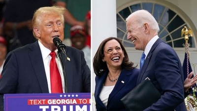 Trump says Biden, Harris' ‘rhetoric’ led to second assassination attempt (REUTERS/Megan Varner/File Photo, AP Photo/Evan Vucci) Trump says Biden, Harris' ‘rhetoric’ led to second assassination attempt (REUTERS/Megan Varner/File Photo, AP Photo/Evan Vucci)