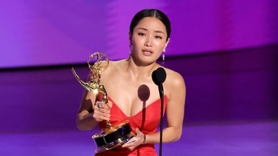 Anna Sawai accepts the Outstanding Lead Actress in a Drama Series award for Shogun onstage during the 76th Primetime Emmy Awards at Peacock Theater on September 15, 2024 in Los Angeles, California. Kevin Winter/Getty Images/AFP (Photo by KEVIN WINTER / GETTY IMAGES NORTH AMERICA / Getty Images via AFP) (Getty Images via AFP) Anna Sawai accepts the Outstanding Lead Actress in a Drama Series award for Shogun onstage during the 76th Primetime Emmy Awards at Peacock Theater on September 15, 2024 in Los Angeles, California. Kevin Winter/Getty Images/AFP (Photo by KEVIN WINTER / GETTY IMAGES NORTH AMERICA / Getty Images via AFP) (Getty Images via AFP)