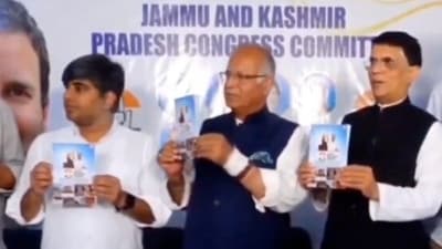 Congress releases ‘Haath Badlega Halaat’ manifesto for Jammu and Kashmir assembly elections Congress releases ‘Haath Badlega Halaat’ manifesto for Jammu and Kashmir assembly elections