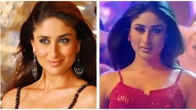 Kareena Kapoor in a still from Jab We Met and Kabhie Kushie Kabhi Gham.