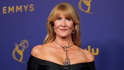 Laura Dern attends the Emmy Awards 2024 wearing Sabyasachi jewels. (AP) Laura Dern attends the Emmy Awards 2024 wearing Sabyasachi jewels. (AP)