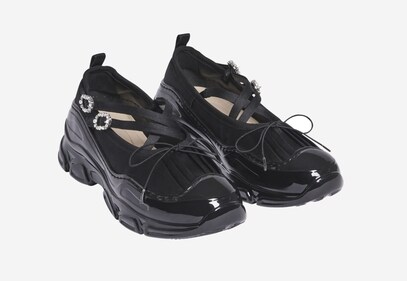 The Crystal Buckle Tracker Ballerina by Simone Rocha The Crystal Buckle Tracker Ballerina by Simone Rocha
