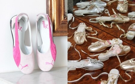 (left to right) Archival Pumas and the Onitsuka Tiger “Ensemble 59” Ballet Flats (left to right) Archival Pumas and the Onitsuka Tiger “Ensemble 59” Ballet Flats