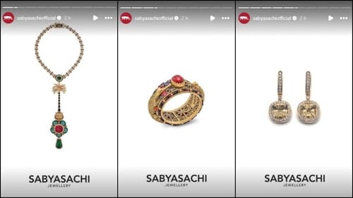 All the Sabyasachi jewels Laura Dern wore. All the Sabyasachi jewels Laura Dern wore.