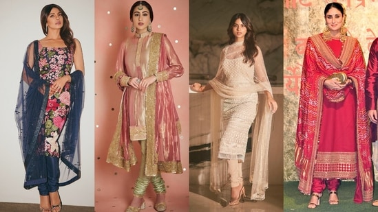 Designer Anju Modi credits the cyclic nature of fashion for the revival of churidars as seen on Bollywood stars (Photo: Instagram)