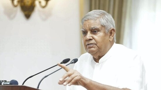 Vice President Jagdeep Dhankar (PTI)