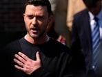Justin Timberlake's career is at risk due to his defiant stance in a DWI case. (AP Photo/Pamela Smith) Justin Timberlake's career is at risk due to his defiant stance in a DWI case. (AP Photo/Pamela Smith)