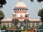 A view of the Supreme Court building, the apex judicial body of India, in New Delhi on Tuesday.