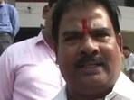 Shinde-led Shiv Sena faction MLA from Buldhana Sanjay Gaikwad (Twitter/ ANI Photo)
