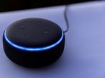 Amazon's DOT Alexa device is shown in this picture illustration.