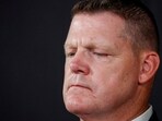 Acting Director of the U.S. Secret Service Ronald Rowe Jr. looks on during a press conference as the FBI investigates what they said was an apparent assassination attempt in Florida on Republican presidential nominee and former U.S. President Donald Trump, in West Palm Beach, Florida, U.S. September 16, 2024. 