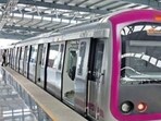 The incident took place on Bengaluru Metro's purple line. 