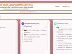 AP ICET allotment result for round 2 today (icet-sche.aptonline.in, screenshot) AP ICET allotment result for round 2 today (icet-sche.aptonline.in, screenshot)