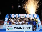 India competed their Asian Champions Trophy title defence by beating home favourites China 1-0 in Hulunbuir. India were already the most succesfull team in the tournament's history and have now won the title a record five times.&nbsp;(Hockey India)