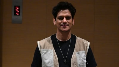Vijay Varma on his recent visit to Lucknow (Mustak Khan/HT)
