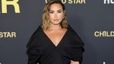 Demi Lovato at the premiere of her latest documentary Child Star. (Getty Images via AFP)