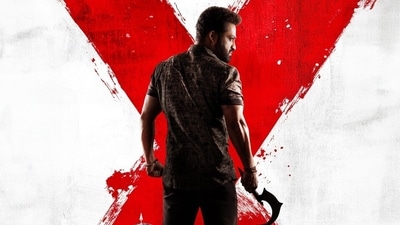 Jr NTR in a still from Koratala Siva's Devara: Part 1. Jr NTR in a still from Koratala Siva's Devara: Part 1.