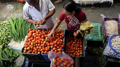 In August, India's wholesale price index increased by 1.31%, lower than the expected 1.85%. Food prices rose 3.26%, but vegetable prices fell 10.01%. Retail inflation stays below 4%, raising concerns for upcoming monetary policy decisions. (Reuters)