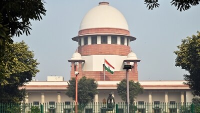 A view of the Supreme Court building, the apex judicial body of India, in New Delhi on Tuesday. (ANI)