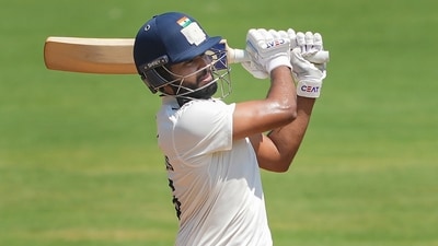 Shreyas Iyer plays a shot during the third day of the Ranji Trophy final (PTI) Shreyas Iyer plays a shot during the third day of the Ranji Trophy final (PTI)