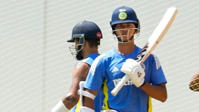 Yashasvi Jaiswal trains ahead of the first India-Bangladesh Tests (PTI) Yashasvi Jaiswal trains ahead of the first India-Bangladesh Tests (PTI)