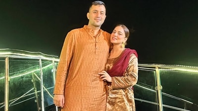 Shraddha Arya and Rahul Nagal Shraddha Arya and Rahul Nagal