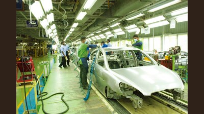 The time is ripe for India to become a global manufacturing hub on the back of geopolitical developments. PIC:MADHU KAPPARATH The time is ripe for India to become a global manufacturing hub on the back of geopolitical developments. PIC:MADHU KAPPARATH
