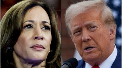 Trump vs Harris: Several polls were conducted in key swing states, which hold the potential to decide the outcome of November election. (REUTERS)