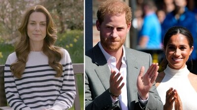 Harry and Meghan's ‘complicated’ feelings about Kate's latest video update revealed (Photo by Handout / BBC STUDIOS / AFP, AP Photo/Martin Meissner, File) Harry and Meghan's ‘complicated’ feelings about Kate's latest video update revealed (Photo by Handout / BBC STUDIOS / AFP, AP Photo/Martin Meissner, File)
