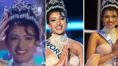 In 2000, Priyanka Chopra won Miss India title and later was crowned Miss World.