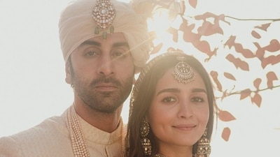 Alia Bhatt and Ranbir Kapoor married in April 2022 at an intimate wedding ceremony at their Mumbai home. Sharing their wedding photos, they said, "Today, surrounded by our family and friends, at home… in our favourite spot - the balcony we’ve spent the last 5 years of our relationship - we got married. With so much already behind us, we can’t wait to build more memories together… memories that are full of love, laughter, comfortable silences, movie nights, silly fights, wine delights and Chinese bites. Thank you for all the love and light during this very momentous time in our lives. It has made this moment all the more special..." Alia Bhatt and Ranbir Kapoor married in April 2022 at an intimate wedding ceremony at their Mumbai home. Sharing their wedding photos, they said, "Today, surrounded by our family and friends, at home… in our favourite spot - the balcony we’ve spent the last 5 years of our relationship - we got married. With so much already behind us, we can’t wait to build more memories together… memories that are full of love, laughter, comfortable silences, movie nights, silly fights, wine delights and Chinese bites. Thank you for all the love and light during this very momentous time in our lives. It has made this moment all the more special..."