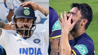 Virat Kohli gifted is bat to India teammate Aakash Deep Virat Kohli gifted is bat to India teammate Aakash Deep