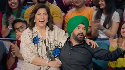 Archana Puran Singh and Kapil Sharma during an episode of The Great Indian Kapil Show. Archana Puran Singh and Kapil Sharma during an episode of The Great Indian Kapil Show.