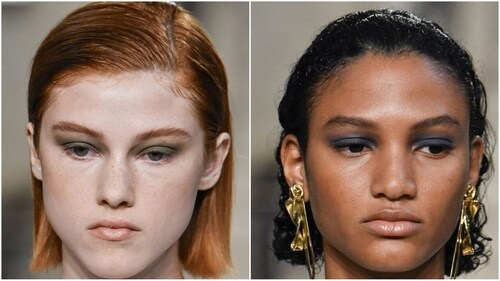 Cool-toned smoky eyes makeup was spotted at LFW. (AP photo) Cool-toned smoky eyes makeup was spotted at LFW. (AP photo)