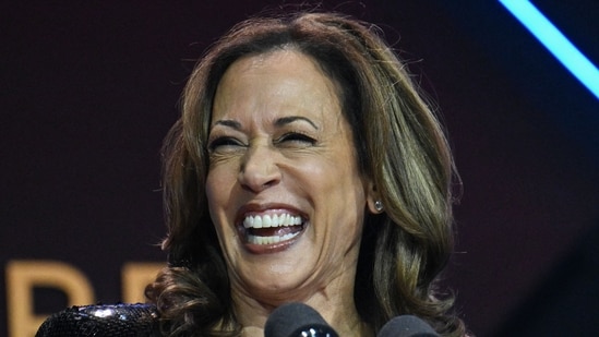 Ohio sheriff gives hilarious warning to Kamala Harris supporters (Photo by Drew ANGERER / AFP) (AFP)