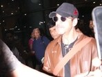 Shah Rukh Khan was spotted at the Mumbai airport.