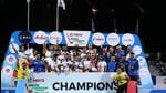 The victorious Indian team after beating hosts China 1-0 in the ACT final. (HOCKEY INDIA)