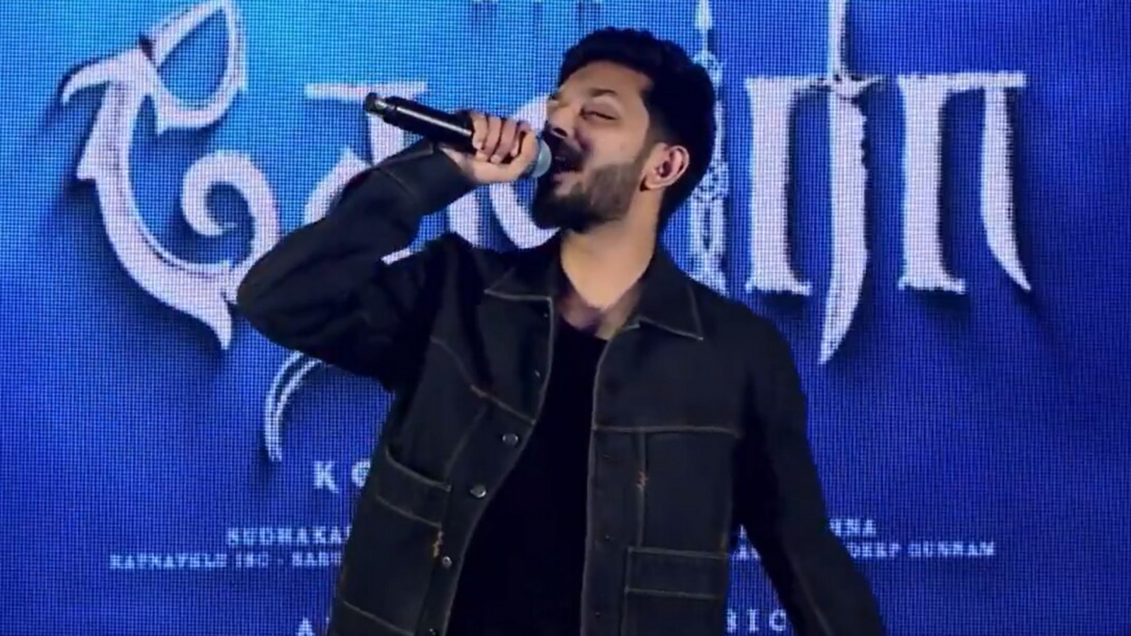 Internet calls Anirudh Ravichander's singing at Devara press con ...