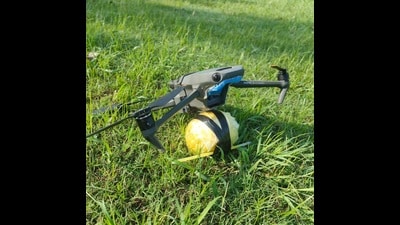According to the police, Pakistan’s ISI and terror operatives are using drones to push in arms, ammunition and heroin at specific locations from where the consignment is transported using their local network. (Picture only for representational purpose) According to the police, Pakistan’s ISI and terror operatives are using drones to push in arms, ammunition and heroin at specific locations from where the consignment is transported using their local network. (Picture only for representational purpose)
