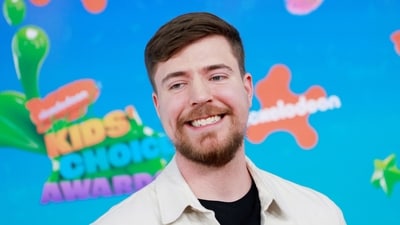 (FILES) US YouTube personality Jimmy Donaldson, better known as MrBeast. (Photo by Michael Tran / AFP) (AFP) (FILES) US YouTube personality Jimmy Donaldson, better known as MrBeast. (Photo by Michael Tran / AFP) (AFP)