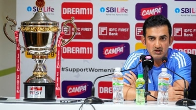Indian cricket team head coach Gautam Gambhir addresses a press conference ahead of the first Test match between India and Bangladesh. (PTI) Indian cricket team head coach Gautam Gambhir addresses a press conference ahead of the first Test match between India and Bangladesh. (PTI)